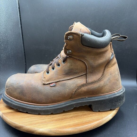 Red Wing 4215 Mens 9 E2 Work Boots Waterproof Steel Toe Dynaforce Brown Leather main image 7